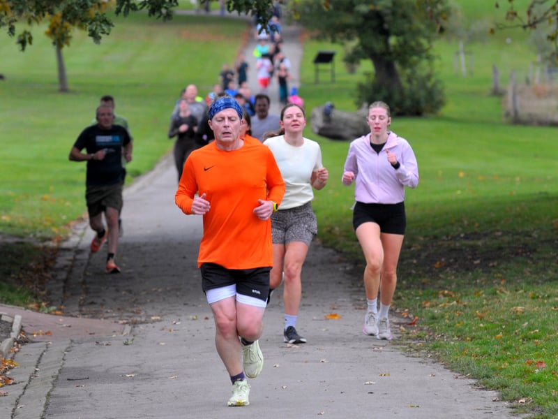  Drighlington Dynamos Club Run took over Bramley Park this morning. 
 
