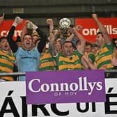 Edendork celebrate with the O'Neill Cup.