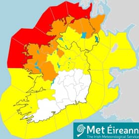 A Status Orange wind warning is currently in place