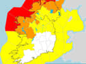 A Status Orange wind warning is currently in place
