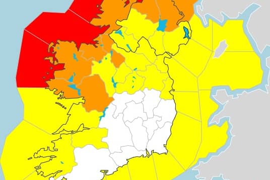 A Status Orange wind warning is currently in place