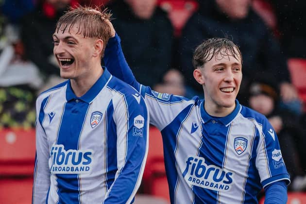 Ben Wylie and Senan Devine were both on target during Saturday's win over Crusaders at Seaview.