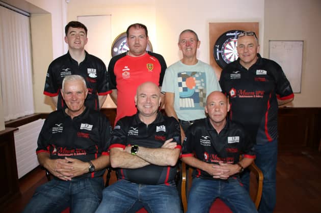 Cloughmor Inn Darts team. LB4300 Picture: Liz Boyle