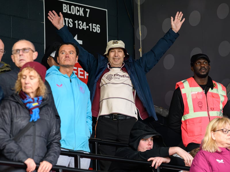 Burnley fans inside Sincil Bank for the Championship fixture against Lincoln City. Photo: Kelvin Lister-Stuttard