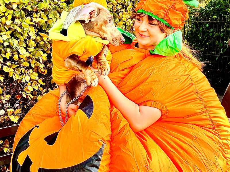 Niamh Tyrer, from Liverpool, with Barney