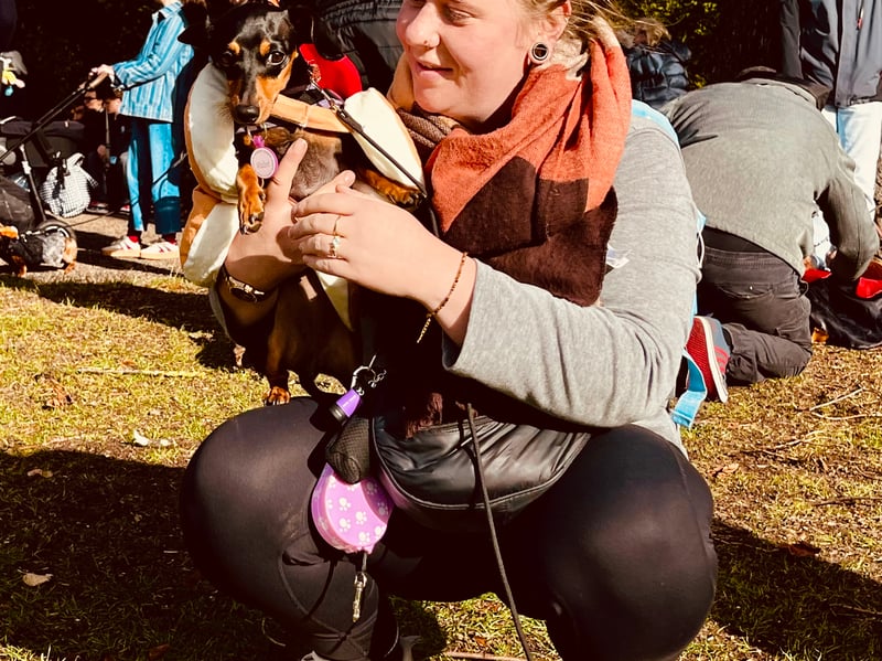 Georgia Lloyd and Winnie, from Craven Arms