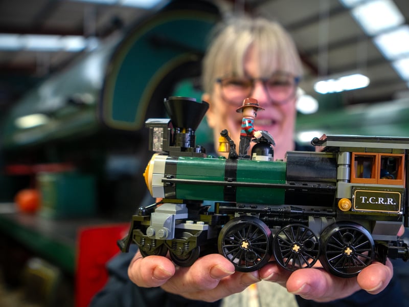 The Brick Show LEGO event at Ribble Steam Railway, Preston
