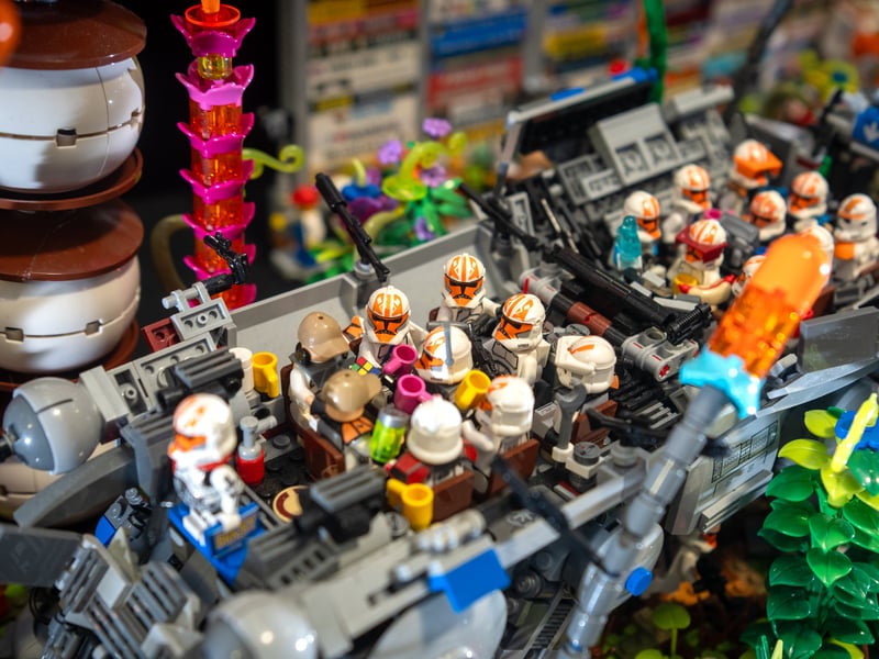 The Brick Show LEGO event at Ribble Steam Railway, Preston