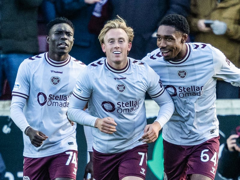Many thought the Jambos winger had a strong chance of being included in the Scotland squad last month, however, it was teammate Josh McPake who got the nod ahead of him. His form is getting harder to ignore by the week though, with four goals and one assist in his last six appearances at Tynecastle.