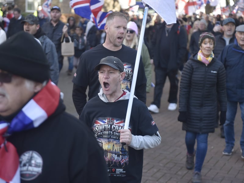 A number of patriot groups attended from across the region and beyond.
Picture: Sarah Standing (251026-1781)
