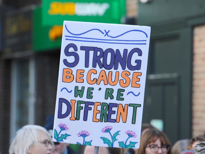 Anti-racism groups protested in Gosport Town Centre

Picture: Sarah Standing (251026-4772)