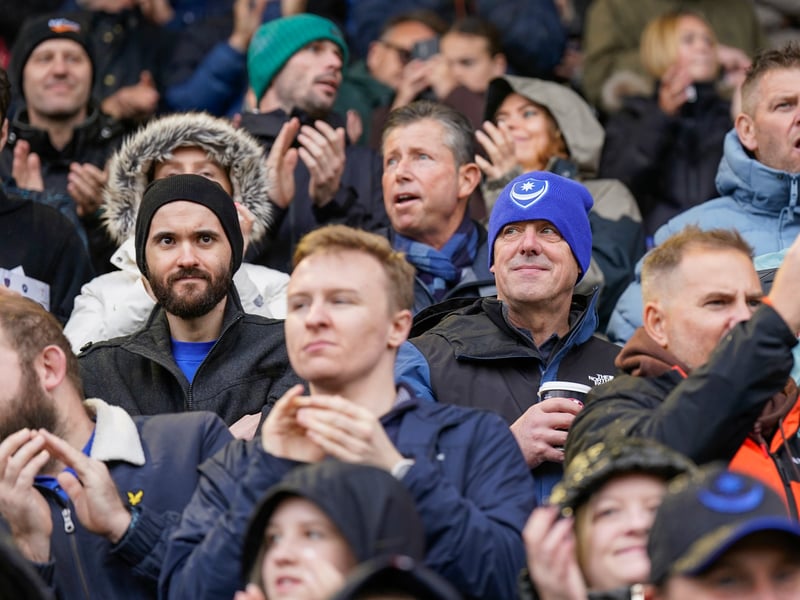 Stormy weather didn't stop the Fratton faithful turning up in their numbers as Pompey claimed a huge win over Millwall on Saturday.