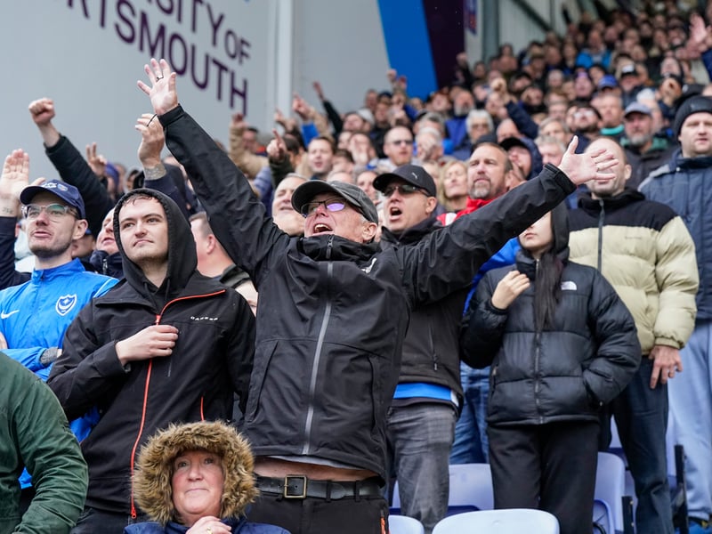 Stormy weather didn't stop the Fratton faithful turning up in their numbers as Pompey claimed a huge win over Millwall on Saturday.
