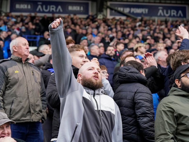 Stormy weather didn't stop the Fratton faithful turning up in their numbers as Pompey claimed a huge win over Millwall on Saturday.