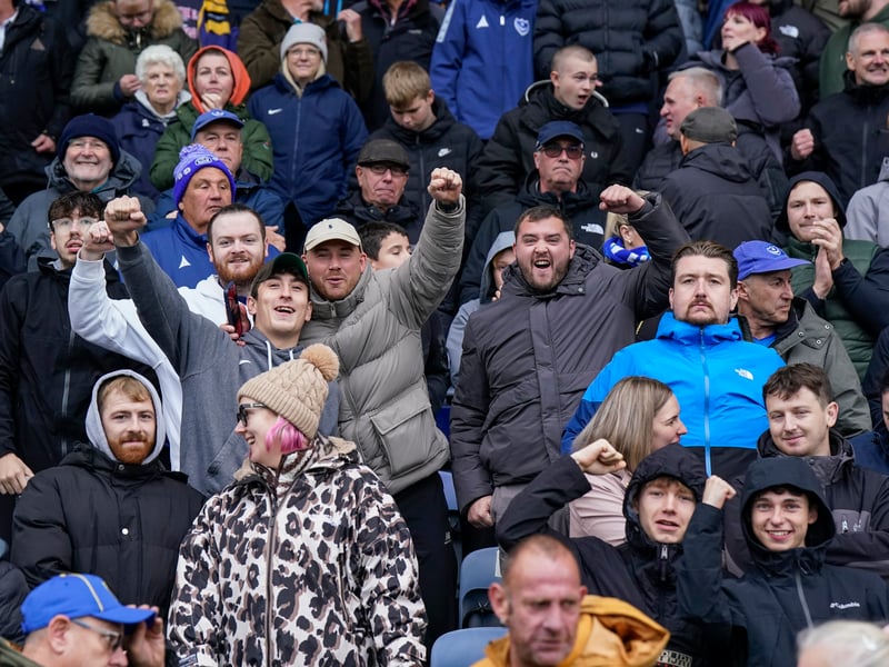 Stormy weather didn't stop the Fratton faithful turning up in their numbers as Pompey claimed a huge win over Millwall on Saturday.
