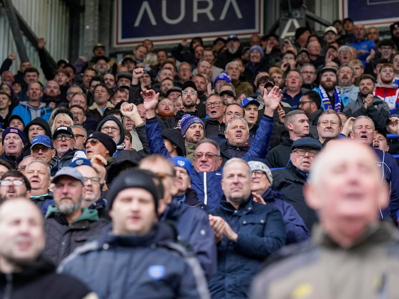 Stormy weather didn't stop the Fratton faithful turning up in their numbers as Pompey claimed a huge win over Millwall on Saturday.