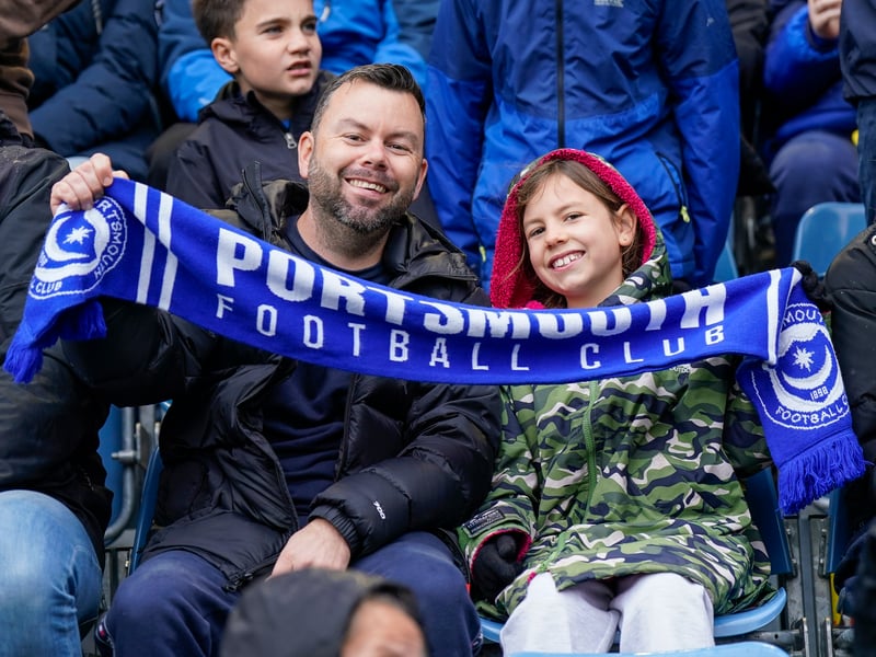 Stormy weather didn't stop the Fratton faithful turning up in their numbers as Pompey claimed a huge win over Millwall on Saturday.