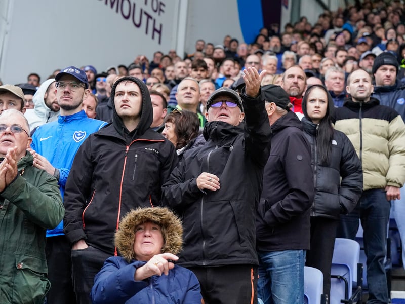 Stormy weather didn't stop the Fratton faithful turning up in their numbers as Pompey claimed a huge win over Millwall on Saturday.