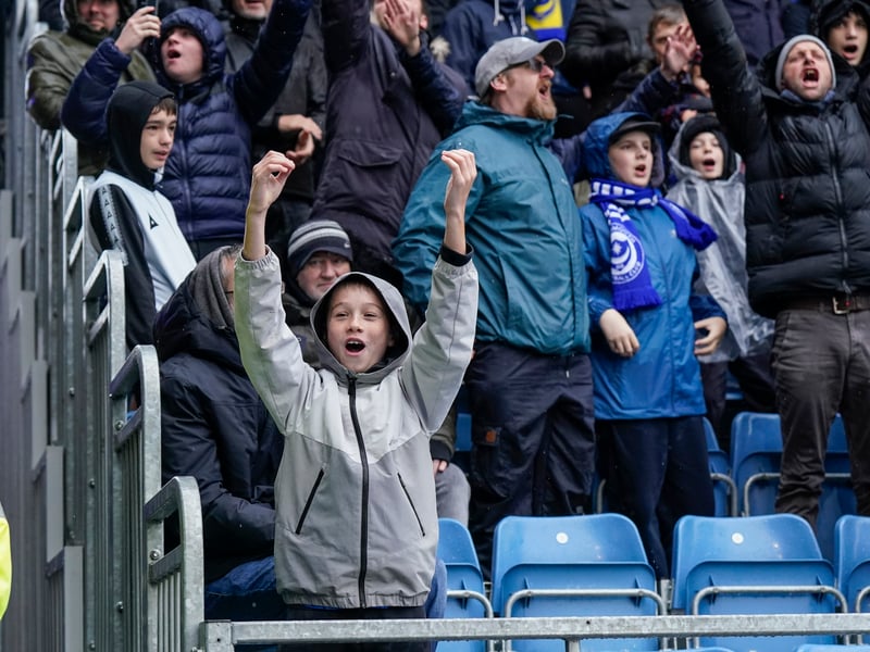 Stormy weather didn't stop the Fratton faithful turning up in their numbers as Pompey claimed a huge win over Millwall on Saturday.