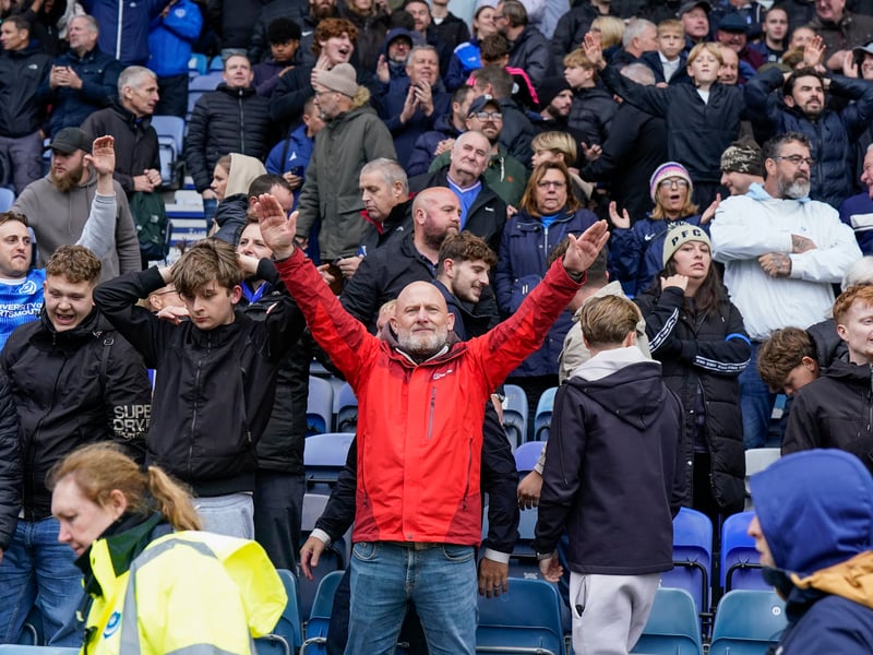 Stormy weather didn't stop the Fratton faithful turning up in their numbers as Pompey claimed a huge win over Millwall on Saturday.
