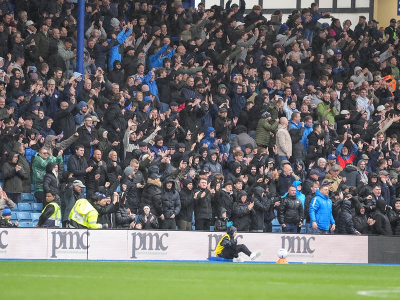 Stormy weather didn't stop the Fratton faithful turning up in their numbers as Pompey claimed a huge win over Millwall on Saturday.