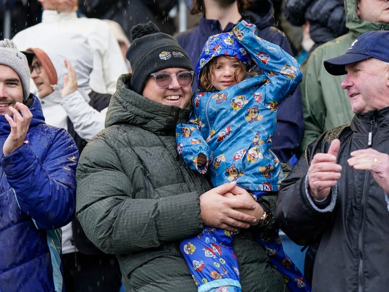Stormy weather didn't stop the Fratton faithful turning up in their numbers as Pompey claimed a huge win over Millwall on Saturday.