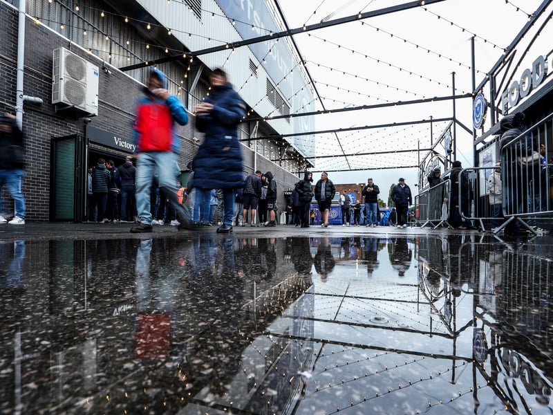 Stormy weather didn't stop the Fratton faithful turning up in their numbers as Pompey claimed a huge win over Millwall on Saturday.