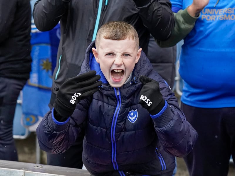Stormy weather didn't stop the Fratton faithful turning up in their numbers as Pompey claimed a huge win over Millwall on Saturday.