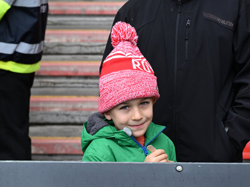 Doncaster Rovers were cheered on to a derby day victory in front of a bumper crowd.