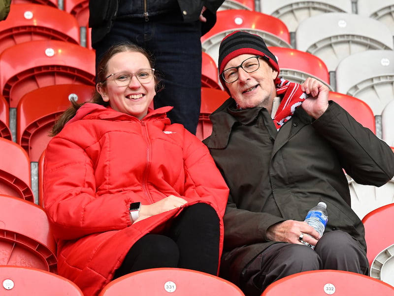 Doncaster Rovers were cheered on to a derby day victory in front of a bumper crowd.