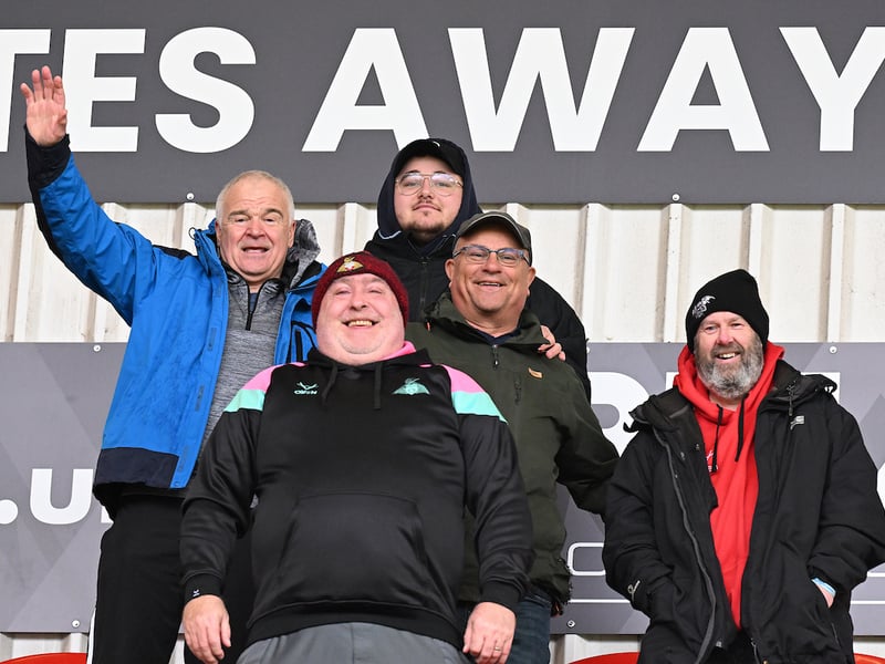 Doncaster Rovers were cheered on to a derby day victory in front of a bumper crowd.