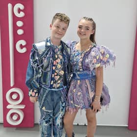 Naomi pictured with her Junior Eurovision  partner Caleb 