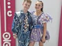 Naomi pictured with her Junior Eurovision  partner Caleb 