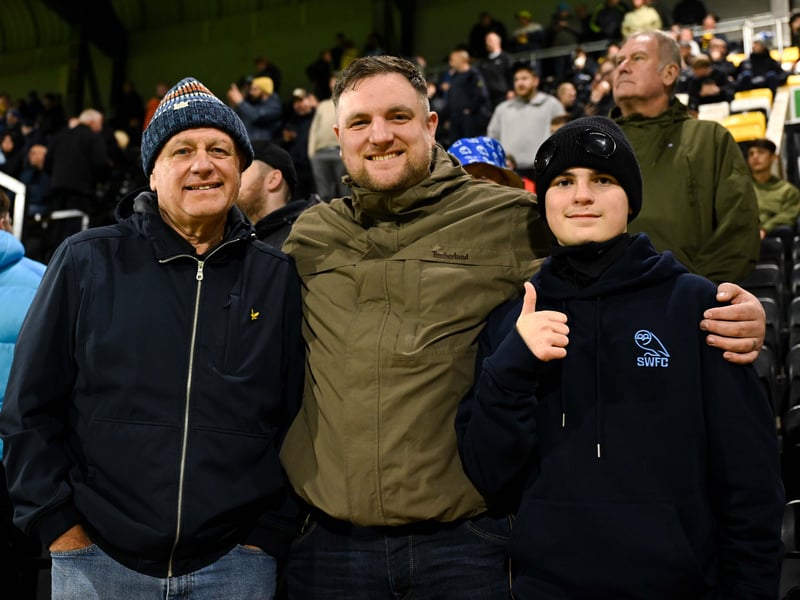 Wednesdayites pictured at Notts County and Doncaster Rovers.