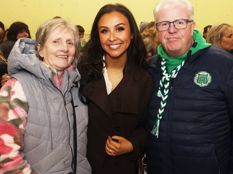 Vera Egan, Ciara Murnane and Kevin Staunton  at Kilmallock's Homecoming 