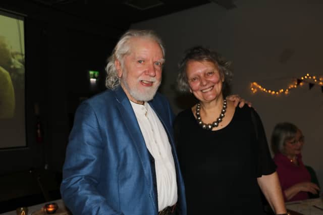 Lifetime Achievement Award winner Tommy Sands with his wife Catherine.