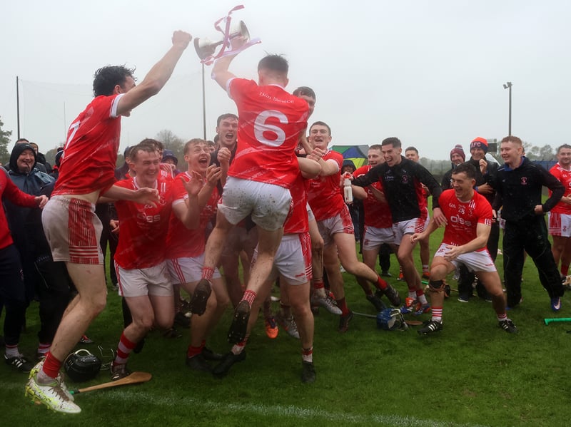 Doon celebrating winning the Premier Junior A Hurling Championship in Cappamore
