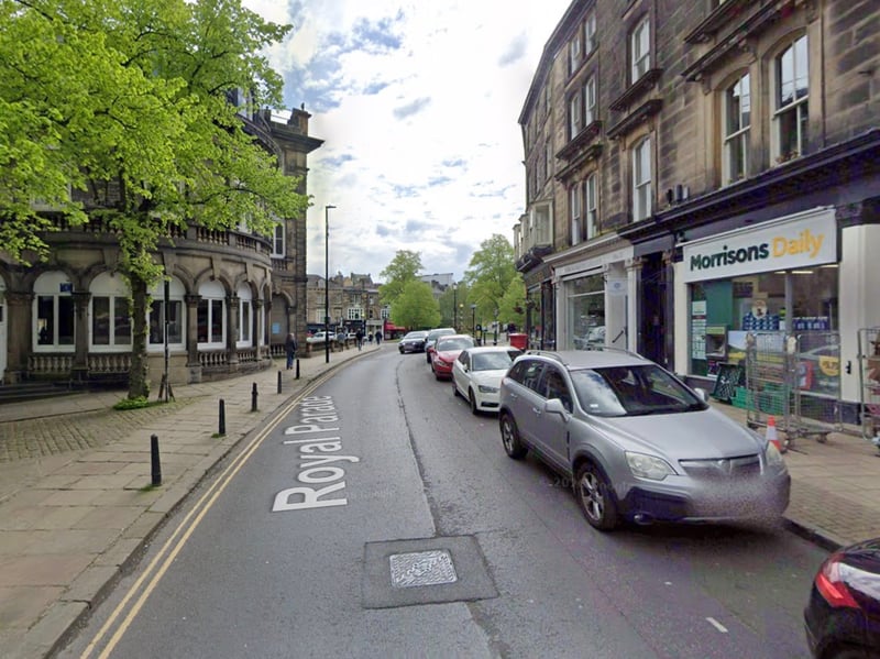 There were nine crimes recorded on or near Royal Parade in August 2026