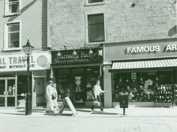 	
Barnaby Fudge. A local tobacconists, confectioners and newsagents located on Parker Lane.