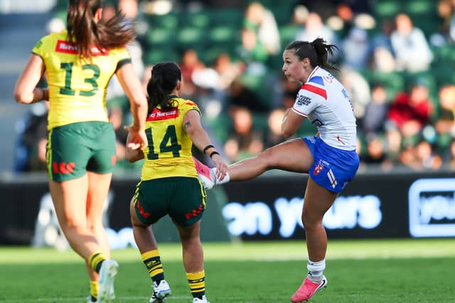 Wigan star Jenna Foubister started in the halves for England against the Jillaroos