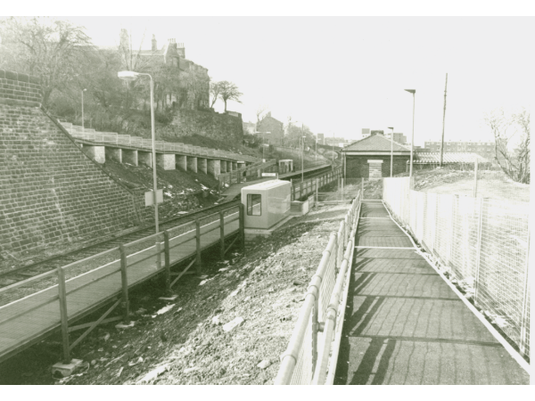 	
Manchester Road Railway Station, taken shortly after re-opening to the public in October 1986 on the Leeds-Preston line.