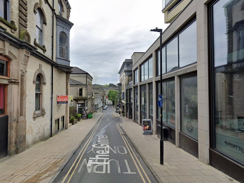 There were seven crimes recorded on or near The Ginnel in August 2026