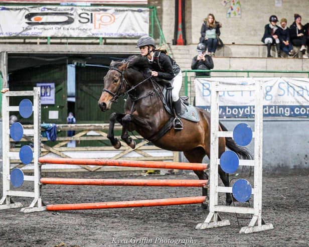 Abbie Armstrong, Omagh High School pupil on Ruby SU0144CD26