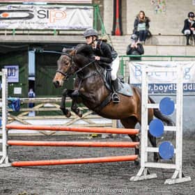 Abbie Armstrong, Omagh High School pupil on Ruby SU0144CD26