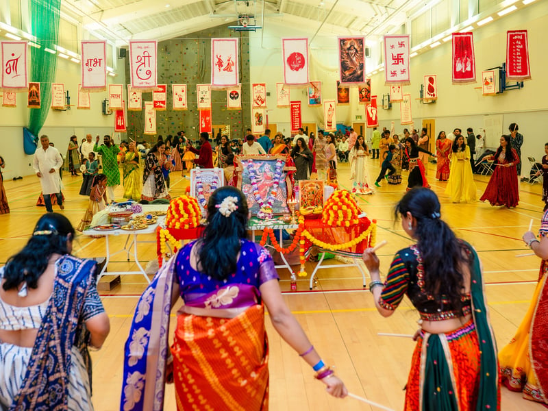 Organisers said the event was the biggest ever Hindu event in the city