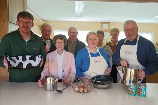 Rev Robert Wray and the parishioners of Christ Church  are looking forward to welcoming the community to their ‘Big Breakfast’ in the Parish Hall, Bowing Green, Strabane. The event takes place this Saturday, October 31, with food served from 8am until 12 noon.  Donations are in aid of Parish funds.