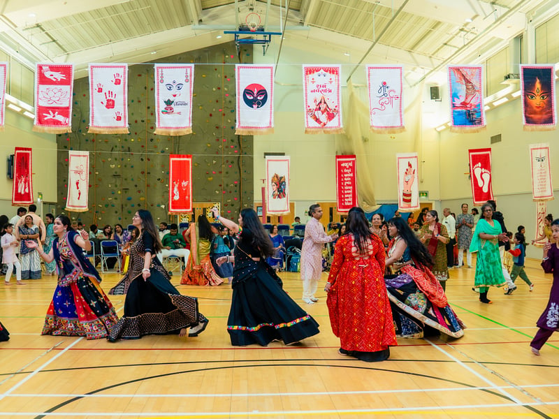 The event involved displays of traditional dance 