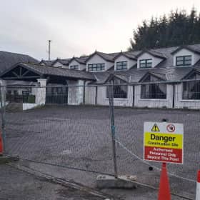 Discussions are at an advanced stage and a closing date for bids for the Mellon Country Inn has been set for Monday next, November 2. In the meantime the selling agents and the police have warned trespassers to stay out of the building. SU5644CD26 