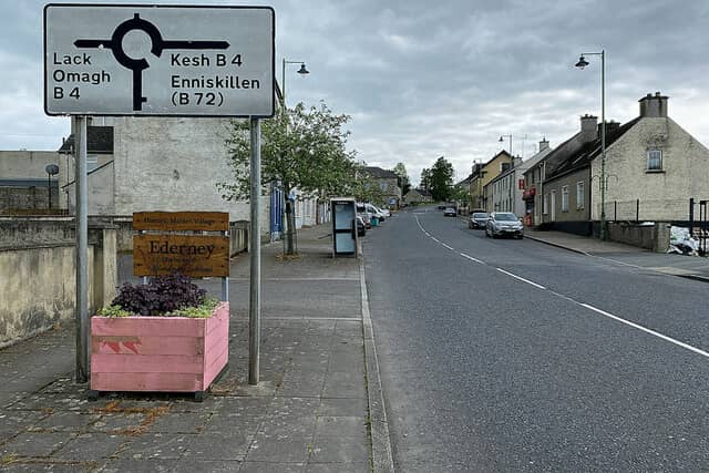 A lorry which was blocking the road near Ederney has now been moved