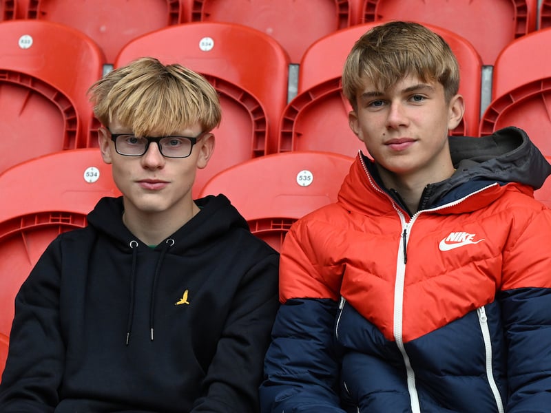Doncaster Rovers were cheered on to a derby day victory in front of a bumper crowd.